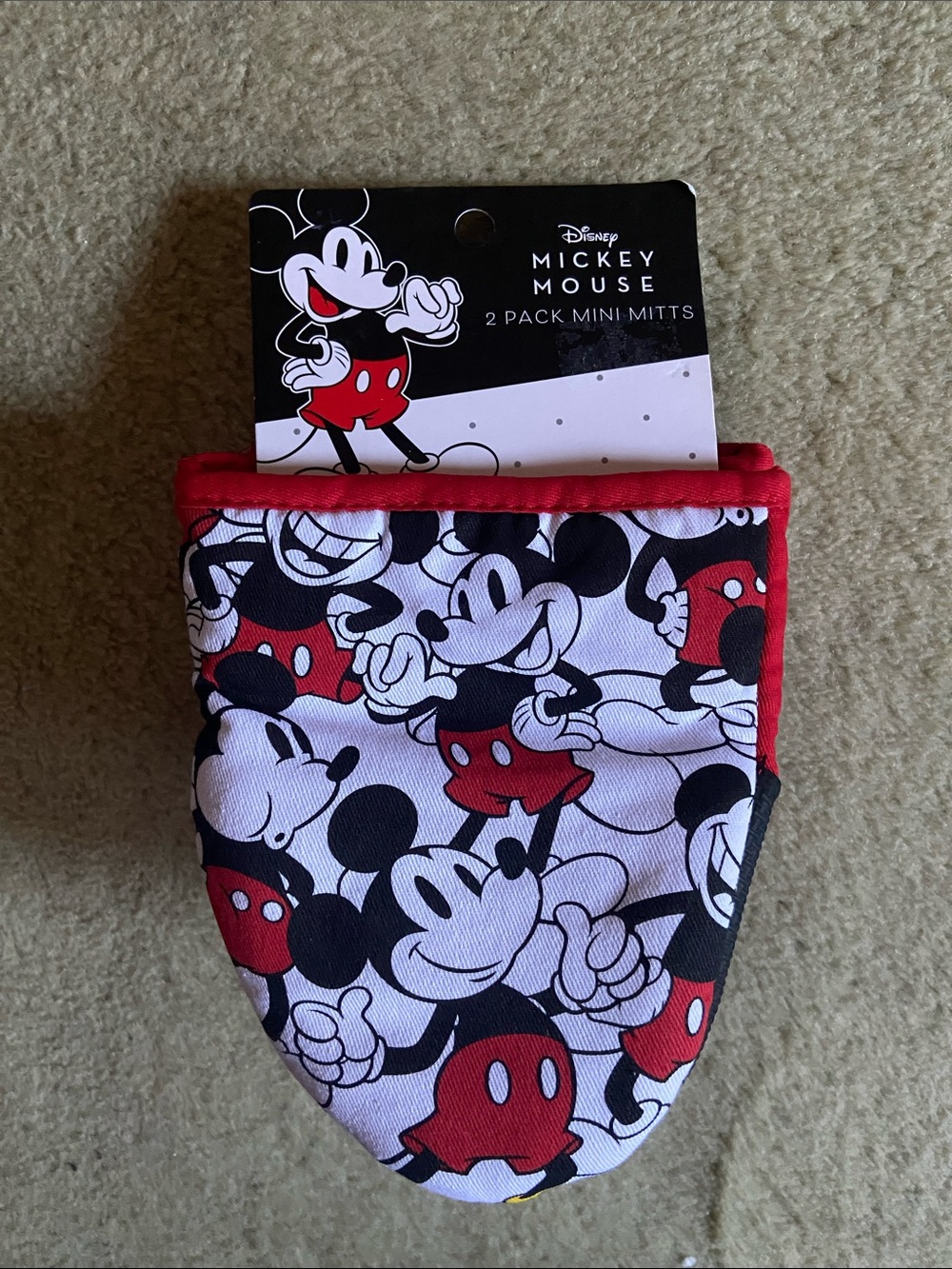 Mickey Mouse 2 Pack Oven Mitts